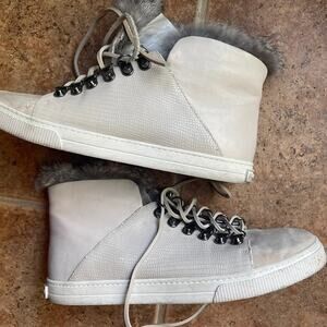bcbgmaxazria ma-deniz boots w/fur sz 7